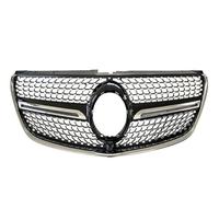 Rejillas Frontales Radiador Para V-CLASS W447 2015 2016 2017 2018 2019 Rejilla GT Diamante Cromado Negro Para V260 V250 Rejilla Carreras De Parachoques Delantero(D black with camera)