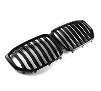 Rejillas Frontales Radiador Parachoques Delantero Coche Parrilla Carreras ABS Rejilla Riñón Reemplazo Un Solo Listón Para X5 G05 X5M 2019 2020 Estilo Coche Rejilla Delantera(Matte Black)