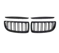 Rejillas Frontales Radiador Parachoques Delantero Coche Parrilla Parrilla Doble Listón Deporte Riñón Parrilla Parrilla Conjunto Para E90 E91 2005-2008 Rejilla Delantera(Matte Black)
