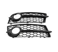 Rejillas Frontales Radiador Parachoques Delantero Para TT 8J 2006-2014 Cubierta Luz Exterior Malla Panal 1 Par Rejilla Antiniebla Negra Brillante(Negro brillante)