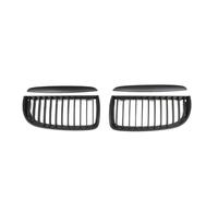 Rejillas Frontales Radiador Parrilla Delantera De Carreras Coche para Serie 3 E90 E91 2005-2008 Rejilla Una Sola Lama Color Negro Brillante(Matte Black)
