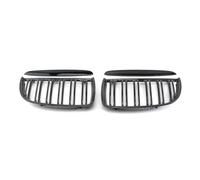 Rejillas Frontales Radiador Parrilla Delantera Tipo Riñón 2 Líneas Color Negro Mate Brillante Modelos para E90 E91 Serie 3 320i 325i 328i 2005-2008 1 Par(Double Line Carbon)