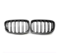 Rejillas Frontales Radiador Parrilla Deportiva Para Hatchback Para F20 Para F21 118i 120i 140i 2011 2012 2013 2014 Color Negro Brillante(Carbon fiber)