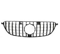 Rejillas Frontales Radiador Parrilla Para Mercedes Para Benz Para W166 Para GLE63 Para AMG Solo 2015-2018 Rejilla Frontal Malla Para Capó Parachoques Superior Coche Rejilla Delantera