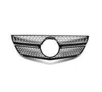 Rejillas Frontales Radiador Parrillas Delanteras ABS Para Mercedes Para Benz Clase B W245 B160 B170 B180 B200 B260 2009 2010 2011(Negro)