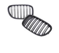 Rejillas Frontales Radiador Parrillas Parachoques Frontal Inferior Y Superior Rejilla Interior Doble Listón Para Serie 7 F01 F02 2008 2009 2010 2011 2012 2013 2014 2015(Dual Matte Black)