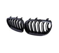 Rejillas Frontales Radiador Rejilla Delantera Tipo Riñón Para E60 E61 Serie 5 2003-2009 Rejilla De Carreras Color Negro Brillante Nueva Rejilla Doble