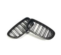 Rejillas Frontales Radiador Rejilla Frontal Cromada Plateada Y Negra Para 5 Series F10 F11 F18 M5 2010 2011 2012 2013 2014 2015, Parrilla Automática De Doble Barra(Dual Matte Black)