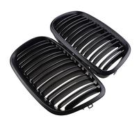 Rejillas Frontales Radiador Rejilla Frontal De Riñón Mate Negro Brillante Sport Racing Intake Grill Para X5 X6 E70 E71 2007-2013 Accesorios De Coche Rejilla Delantera(4)