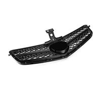 Rejillas Frontales Radiador Rejilla Parachoques Delantero Coche Rejilla Superior Radiador Clase C Para Benz W204 C300 C350 2008-2014 Rejilla Carreras Negro Brillante Rejilla Delantera