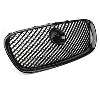 Rejillas Frontales Radiador Rejilla Parachoques Delantero Coche Rejilla Superior Radiador Para Jaguar X250 Para XF Para XFR Para XFRS 2008-2011 Cubierta Radiador Rejilla Rejilla Delantera(Negro)