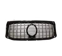 Rejillas Frontales Radiador Rejilla Parachoques Delantero Malla Capó Para Benz Para GLB X247 W247 2019-25 Para AMG Line Para GT Diamond Style Tuning Racing Grill(Sport Silvery)