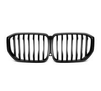 Rejillas Frontales Radiador Rejillas Parachoques Delantero Para Coche Rejillas Carreras Para X5 G05 X5M F95 Rejilla Repuesto Negra Brillante Doble Listón Rejilla Delantera(Negro mate)