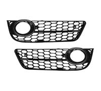Rejillas Frontales Radiador Un Par Luces Antiniebla Parachoques Delantero Coche Cubierta Parrilla Malla Hexagonal Para A5 Coupe/Sportback 2008-2011 Cabriolet 2010-2011 Rejilla Delantera