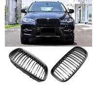 Rejillas Frontales Rejilla ABS Front Hood Kidney Grill para E70 E71 X5 X6 2007-2014 Decorativa(Gloss 2)