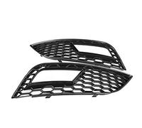 Rejillas Para Luces Antiniebla Delanteras, Parachoques Delantero RS4 Brillo Negro, 2 Piezas para B8.5 2013-2016 - Diseño Estilizado, Material ABS Resistente, Protección y