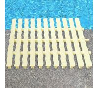 Rejillas para piscinas, canal de drenaje para piscinas, 5 piezas de drenaje de canal flexible para desbordamiento de piscina y ducha, cubierta de rejilla de drenaje empalmada de 25 cm de ancho,