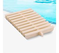 Rejillas para piscinas de 15 cm de gran durabilidad - Rejilla de drenaje de desbordamiento, rejilla de canaleta de ABS para piscina, fácil instalación, evita el desbordamiento de agua, ideal para