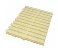 Rejillas para piscinas, rejilla de drenaje duradera para piscinas - Cubierta de rejilla de canal de plástico de 18x100cm para entradas de vehículos, patios y terrazas de piscinas - 2 piezas (colo