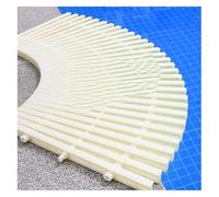 Rejillas para piscinas, rejilla de drenaje duradera para piscinas - sistema de drenaje de 3 interfaces, cubierta de plástico ABS resistente para entradas de vehículos, patios y terrazas (juego de