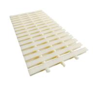 Rejillas para Piscinas, Rejilla de Drenaje empalmable y giratoria 360°, 10 Piezas, 18 x 100 cm, Rejilla para canalones de pasarelas, Patios y Vallas, solución eficaz para la gestión del Agua