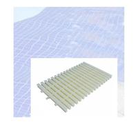 Rejillas para piscinas, rejilla de drenaje para piscinas de alta resistencia - Paquete de 10 rejillas de desbordamiento de 30x100cm para patios, entradas de vehículos, terrazas de piscinas y uso