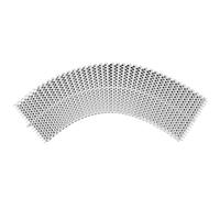Rejillas para piscinas, rejilla de drenaje para piscinas exteriores - rejilla de desbordamiento de tres orificios para patios, aceras, granjas y laterales de casas - 25x100CM, paquete de 10, gest