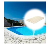 Rejillas para Piscinas, Rejilla de Drenaje para Piscinas, Rejilla de plástico de 9.8 Pulgadas para una gestión eficaz del Agua, Paquete de 10, Cubierta de Salida de alcantarillado Blanca par