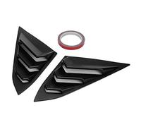 Rejillas para Ventana Trasera Lateral, Cubierta de ABS Mate Negro para 2016-2019 - Estilo Deportivo, Fácil Instalación sin Modificaciones