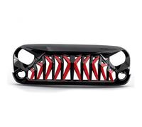 Rejillas Parachoques Delantero Coche para Jeep para Wrangler JK | Rejilla calandra Kit carrocería capó parrillas carreras alerón divisor rejilla entrada aire cubierta ventilación