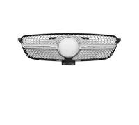 Rejillas Parachoques Delantero Para Benz Para GLE C292 Para GLE350 Para GLE450 Para GLE500 2016-2019 Para GTR Estilo Parachoques Delantero Rejilla Diamantes Rejillas Rejilla Frontal(Diamonds-Silver)