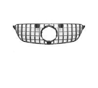 Rejillas Parachoques Delantero Para Benz Para GLE C292 Para GLE350 Para GLE450 Para GLE500 2016-2019 Para GTR Estilo Parachoques Delantero Rejilla Diamantes Rejillas Rejilla Frontal(G-Chrome Silver)