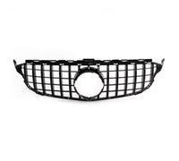 Rejillas Parachoques Delantero Para Benz Para W205 C205 S205 2014-2018 GT Estilo Parrilla Negra Brillante Accesorios De Coche Rejilla Delantera
