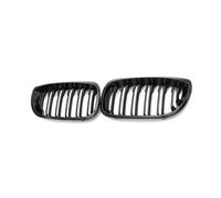 Rejillas Parachoques Delantero Para E46 Serie 3 2DR Para Coupé 2002-2005 51137064317 Rejilla Delantera Riñón Negra Brillante Para Coche Parrillas Parrilla Carreras Doble Línea Rejilla Frontal