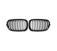 Rejillas Parachoques Delantero Para Serie 1 F20 Y F21 2011-2014 Parachoques Delantero Parrilla Riñón Parrillas Carreras Rejillas Doble Listón En Negro Brillante Rejilla Frontal(Single gloss black)
