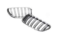 Rejillas Parachoques Delantero Para Serie 6 Para F12 Para F13 Para F06 2011-2017 Para M6 Rejillas Inferiores Cromadas Negras Malla Facelift Racing Grille Cover Rejilla Frontal(Dual Chrome Black)