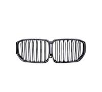 Rejillas Parachoques Delantero Para X5 G05 2019-2023 Rejillas Parachoques Delanteras Estilo Diamantes Cromados Parrillas Doble Listón Carreras Línea Brillante Rejilla Frontal(Double-Glossy Black)