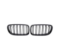 Rejillas Parachoques Delantero Parrilla Delantera Riñón Para E90 Para E91 Para LCI Serie 3 Sedán Para Wagon 325i 328i 2009-2012 Doble Línea Rejilla Frontal(Negro mate)