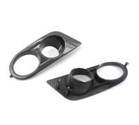 Rejillas radiador delanteras coche Para E46 Para M3 2001 2002 2003 2004 2005 2006 Rejilla Parachoques Delantero Malla Cubierta Luz Antiniebla Moldura Rejilla(Carbon Fiber)