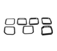 Rejillas radiador delanteras coche Para Jeep Para Compass 2021 2022 2023 2024 2025 Parrilla Delantera Coche Parrilla Insertada Cubierta Malla Parrillas Carreras Exterior
