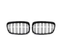 Rejillas radiador delanteras coche Para Serie 1 Para F20 Para F21 2011-2014 Rejilla Parachoques Delantero Protector Radiador Parrilla Accesorios Para Automóvil(Carbon Look)