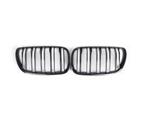 Rejillas radiador delanteras coche Para X3 Para E83 2007 2008 2009 2010 Rejilla Parachoques Delantero Carreras 51113420087 51113420088 Accesorios(Double Line)