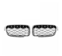 Rejillas radiador delanteras coche Parrilla Deportiva Delantera Para Serie 3 Para F30 Para F31 Para F35 320i 320d 325i 2012 2013 2014 2015 2016 2017(Silver)