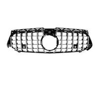 Rejillas radiador delanteras coche Parrilla Parachoques Delantera Cromada Y Negra Para Benz Para W177 Para A35 Para AMG 2023-2024