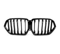 Rejillas radiador delanteras coche Rejilla Parachoques Delantero Sola Línea Negra Brillante Para X6 Para G06 Para M60I LCI 2024-UP Rejilla Capó Radiador Delantero Automóvil
