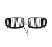 Rejillas Radiador Delanteras Para X5 X6 E70 E71 Deporte 2008 2009 2010 2011 2012 2013 2014 Luz Rejilla LED Delantera Coche Doble Línea