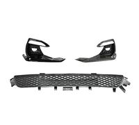 Rejillas rejilla Parachoques Delantero Inferior Coche Parrilla Y Cubierta Luz Antiniebla Marco Embellecedor Kit Automático Para Infiniti Q50 2018-2022 Modelo Deportivo