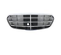 Rejillas Rejilla Riñón Delanteras Para Benz Clase S W223 S450L S500 S580 2021 2022 2023 2024 Rejilla Parachoques Delantera Parrilla Riñones(AMG-Chrome Silver)