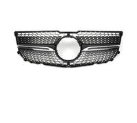 Rejillas Rejilla Riñón Delanteras Para Benz Para GLK-Class X204 2013-2015 Para GLK250 Para GLK300 Para GLK350 Rejillas Parachoques Delanteras Estilo Diamante Parrilla Riñones(Diamond-Chrome Black)