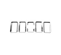 Rejillas Rejilla Riñón Delanteras Para Suzuki Para Jimny JB74 2019-2024 Insertos Rejilla Delantera Carreras Cubierta Embellecedora Parrilla Riñones(Chrome)